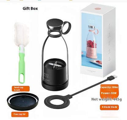Portable Electric Juicer & Smoothie Blender (350ml) – USB Rechargeable