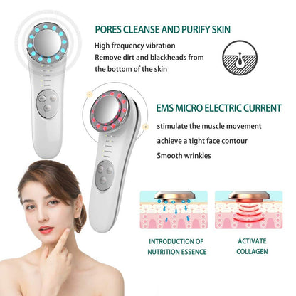 LuminaLift™ 7-in-1 Galvanic Facial Massager & LED Microcurrent Device