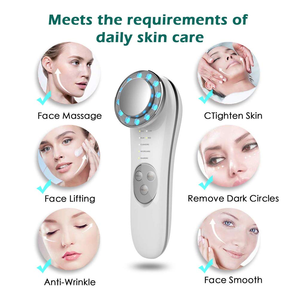 LuminaLift™ 7-in-1 Galvanic Facial Massager & LED Microcurrent Device