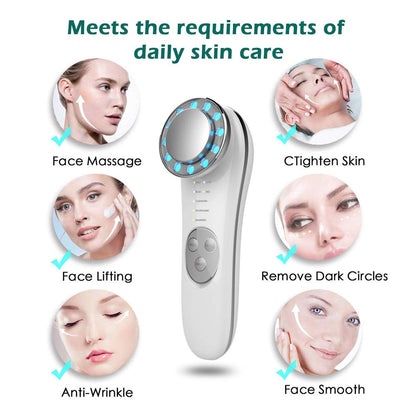 LuminaLift™ 7-in-1 Galvanic Facial Massager & LED Microcurrent Device