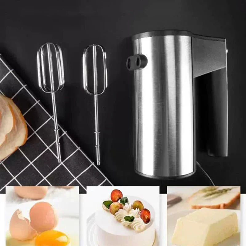 Compact Wireless Electric Hand Whisk with 5-Speed Control