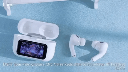 Hoco Premium Color Display Wireless Earbuds & Noise Canceling