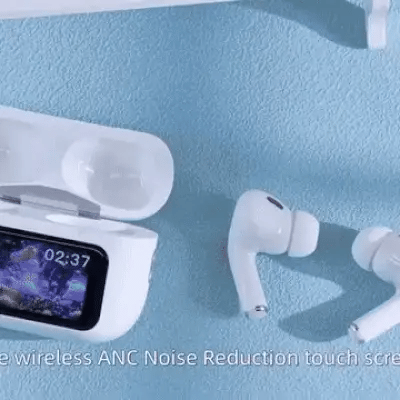 Hoco Premium Color Display Wireless Earbuds & Noise Canceling