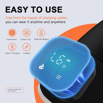 RelieveFlex™ Heated Knee Massager with Deep Thermal Therapy