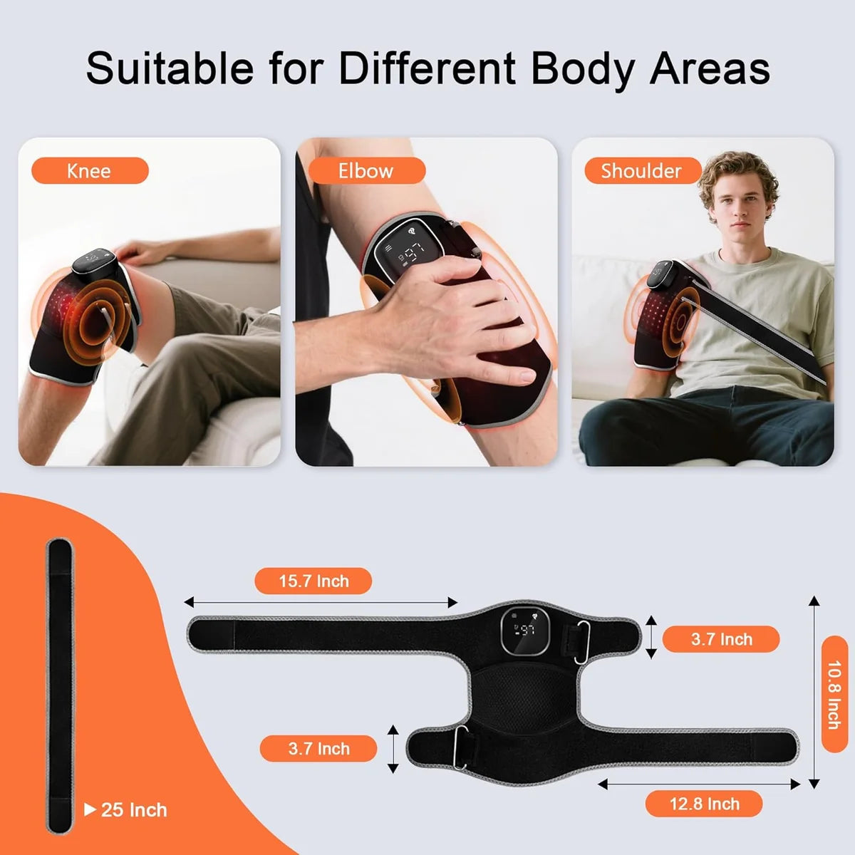 RelieveFlex™ Heated Knee Massager with Deep Thermal Therapy