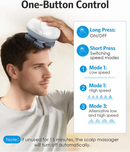 RestorScalp™ Smart Electric Scalp Massager & Hair Growth Stimulator
