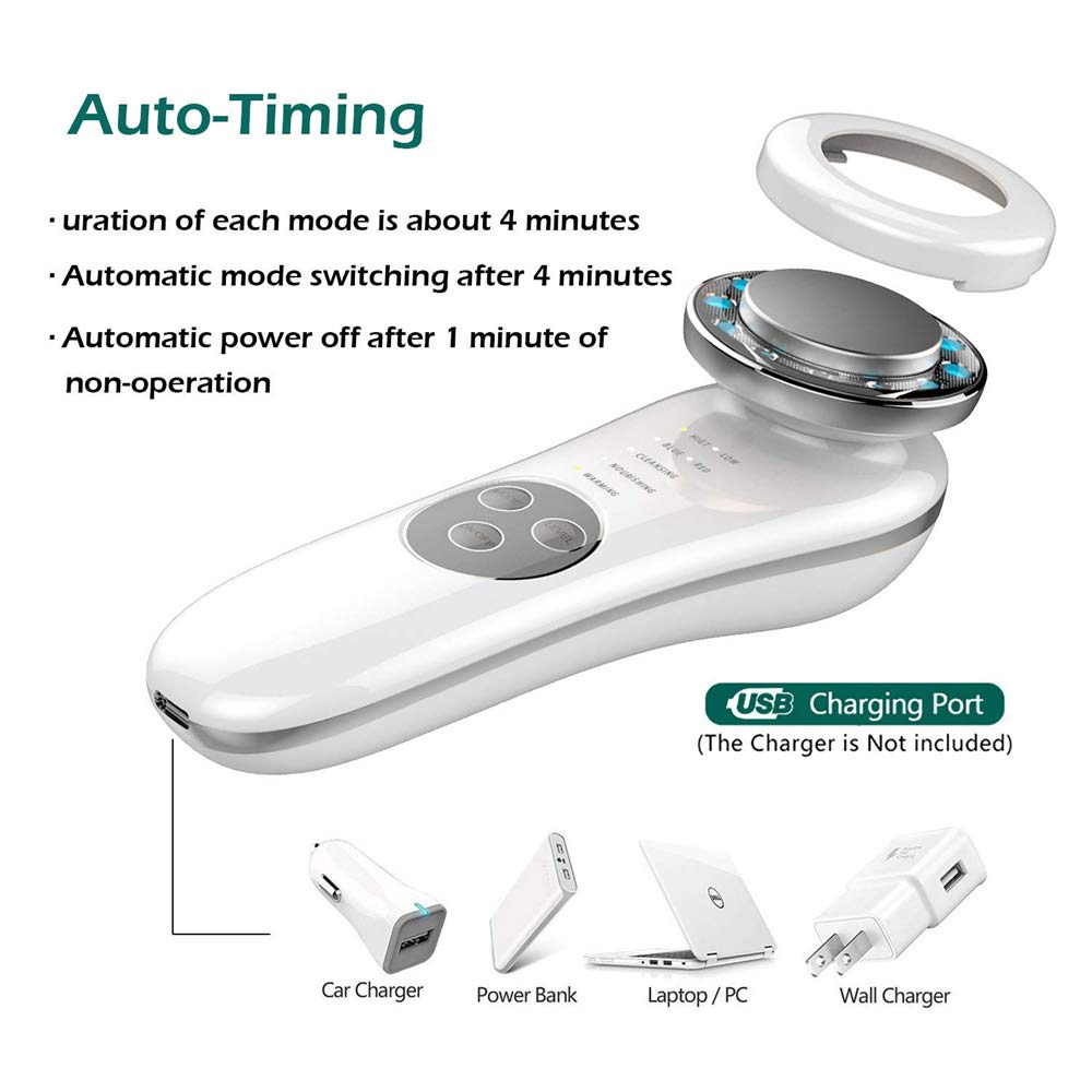 LuminaLift™ 7-in-1 Galvanic Facial Massager & LED Microcurrent Device