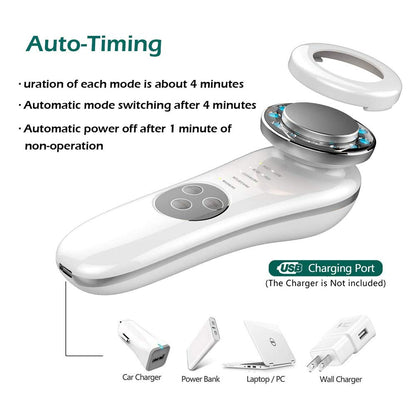 LuminaLift™ 7-in-1 Galvanic Facial Massager & LED Microcurrent Device