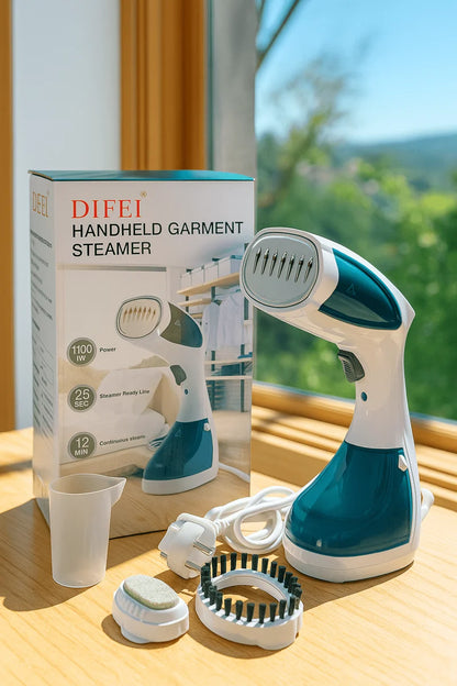 1100W Portable Handheld Garment Steamer & Wrinkle Remover