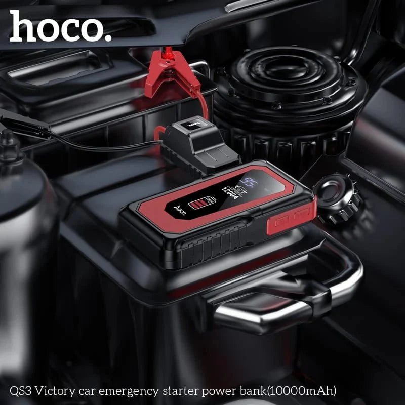 Hoco™ 10,000mAh Premium Emergency Car Starter & Fast Power Bank (QS3)