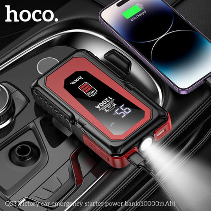 Hoco™ 10,000mAh Premium Emergency Car Starter & Fast Power Bank (QS3)