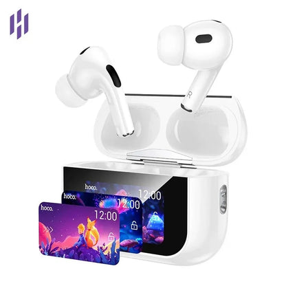 Hoco Premium Color Display Wireless Earbuds & Noise Canceling
