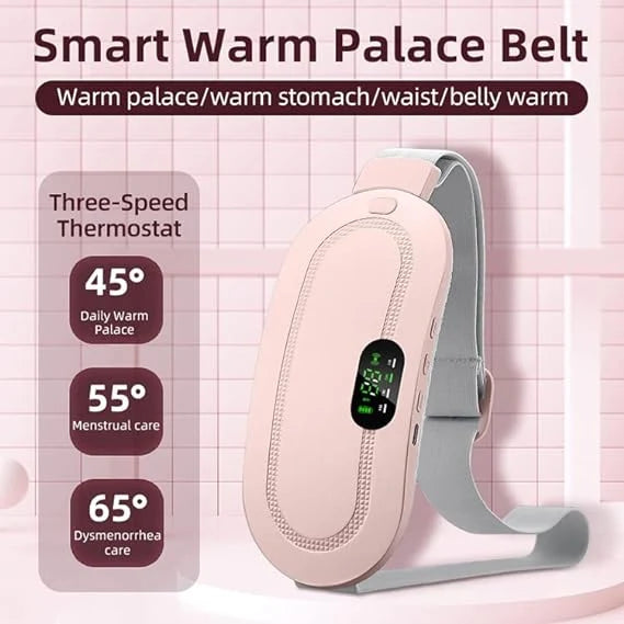 Premium Smart Cramp Relief Heating Belt & Vibration Massager